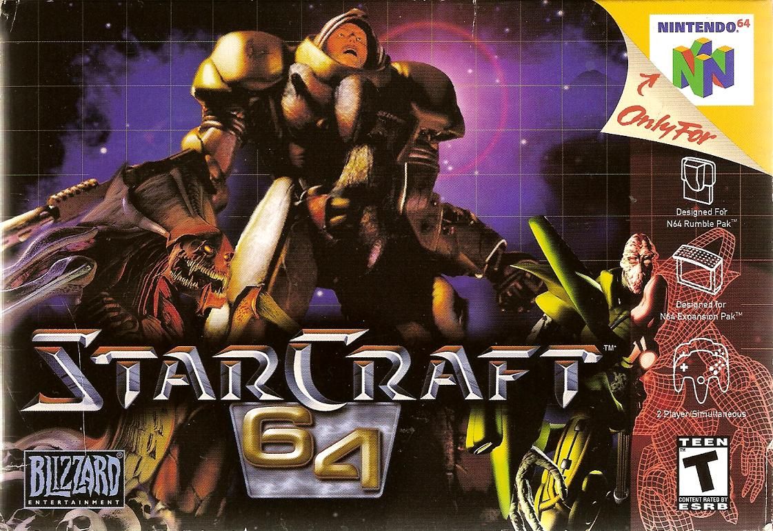 Front Cover for StarCraft 64 (Nintendo 64)