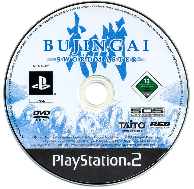 Media for Bujingai: The Forsaken City (PlayStation 2)