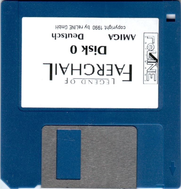 Media for Legend of Faerghail (Amiga) (Top Shots release): Disk 0 (three disks, 0-2)