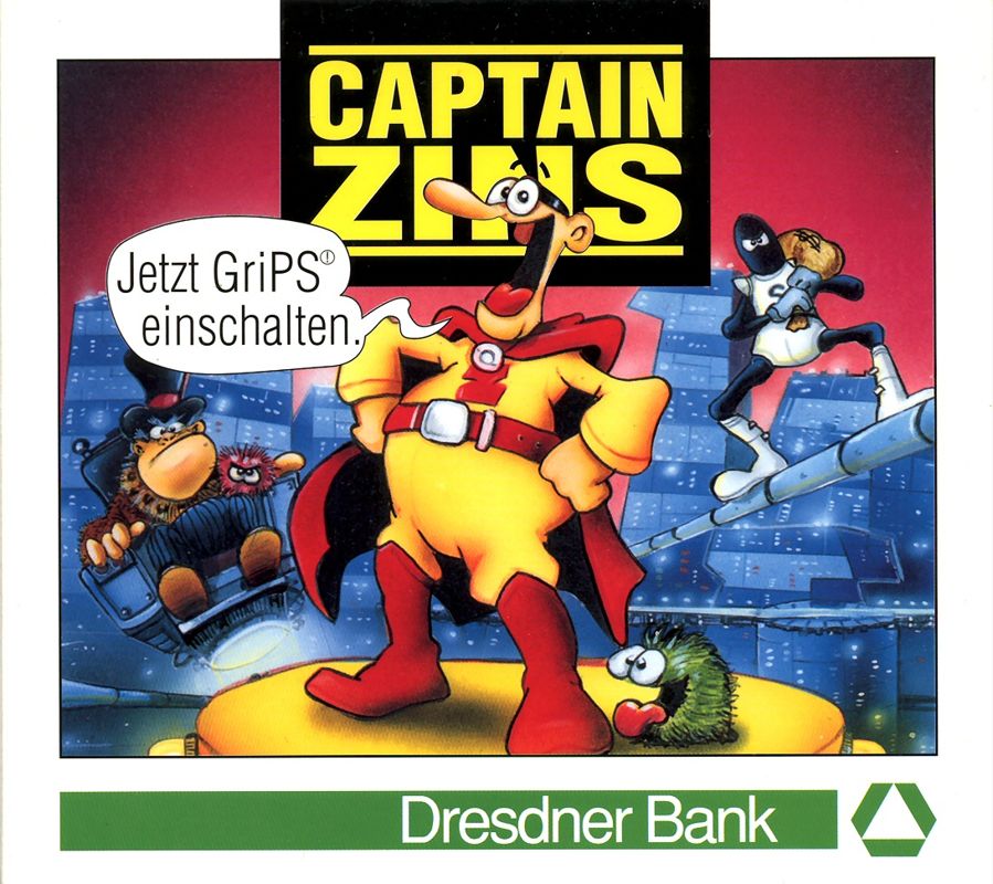 Front Cover for Captain Zins (DOS)