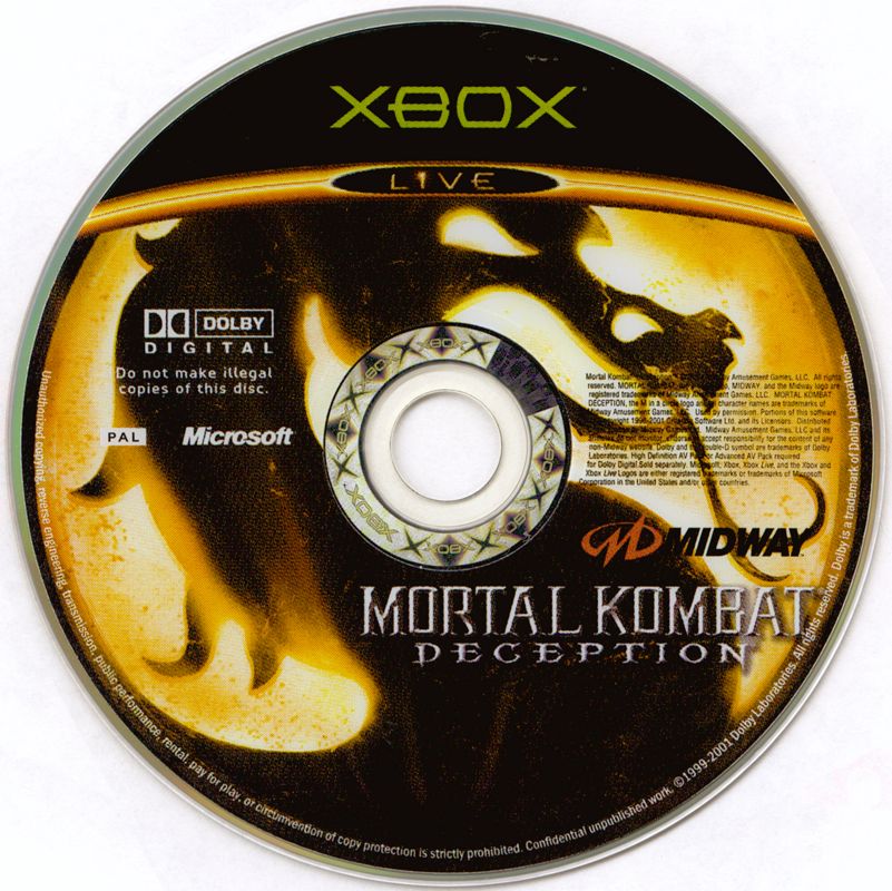 Media for Mortal Kombat: Deception (Xbox)