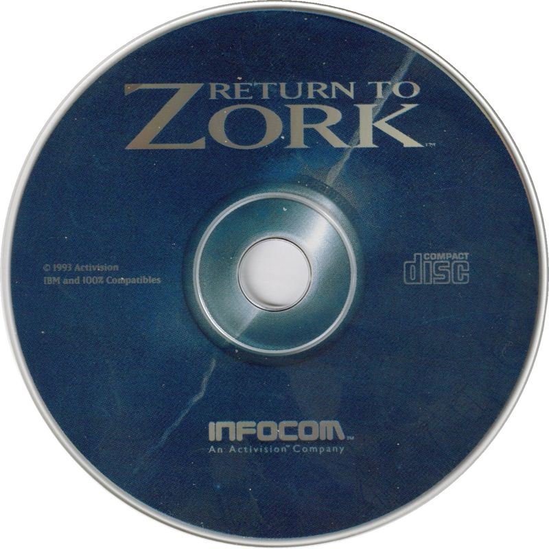 Media for Return to Zork (DOS)