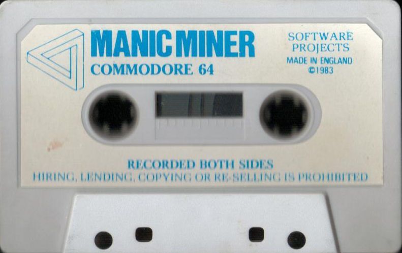 Media for Manic Miner (Commodore 64)