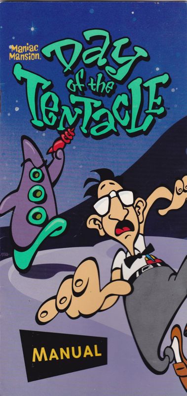 Manual for Maniac Mansion: Day of the Tentacle (DOS): Front