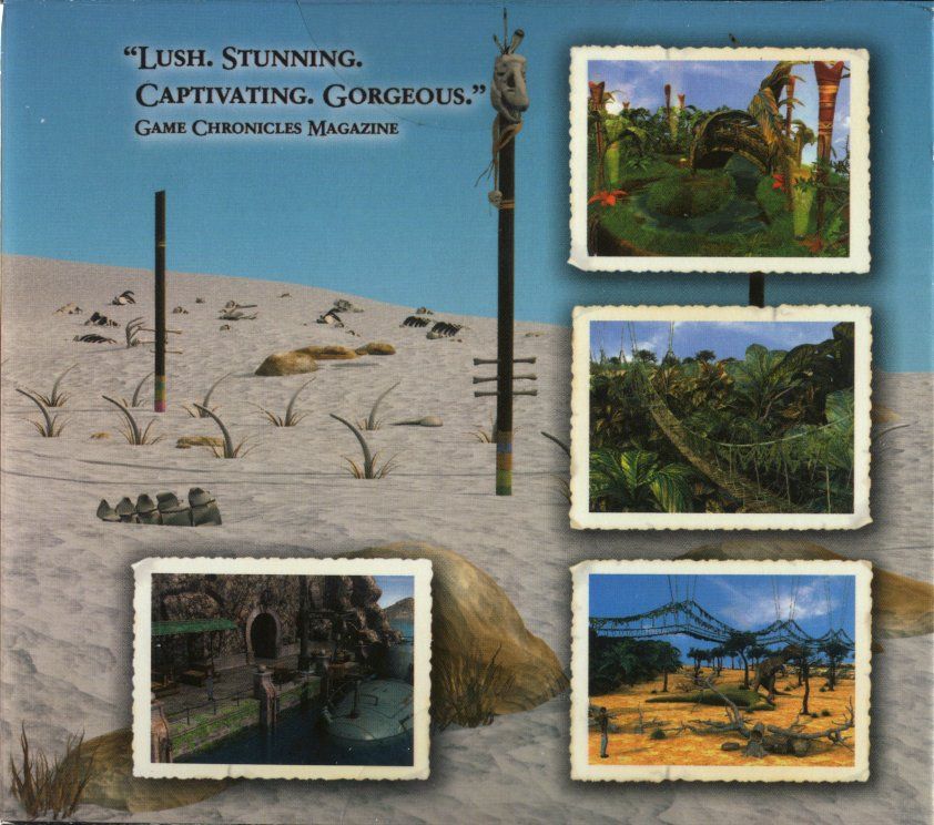 Inside Cover for Journey to the Center of the Earth (Windows): Right Flap