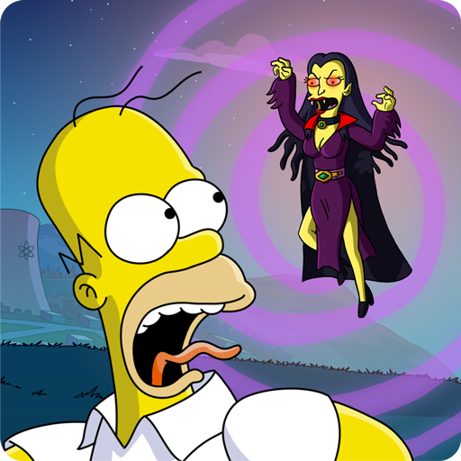 Front Cover for The Simpsons: Tapped Out (Android) (Google Play release): Treehouse of Horror MMXIX