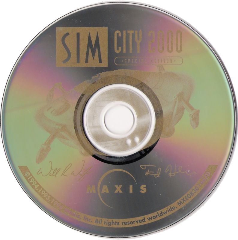 Media for SimCity 2000: CD Collection (DOS and Macintosh and Windows and Windows 3.x)