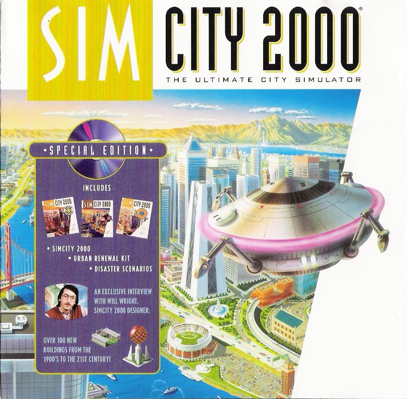 Front Cover for SimCity 2000: CD Collection (DOS and Macintosh and Windows and Windows 3.x): Jewel Case