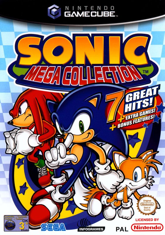 Front Cover for Sonic Mega Collection (GameCube)