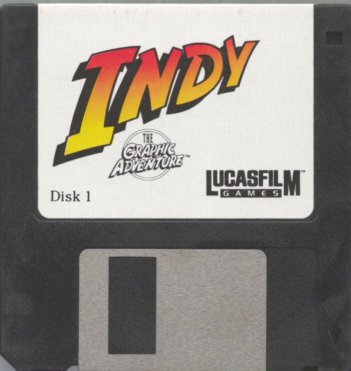 Media for Indiana Jones and the Last Crusade: The Graphic Adventure (Macintosh): Disk 1/3