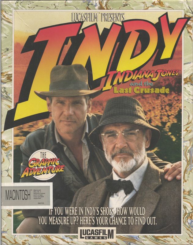 Front Cover for Indiana Jones and the Last Crusade: The Graphic Adventure (Macintosh)