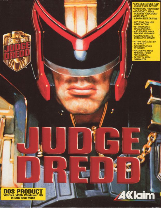 Front Cover for Judge Dredd (DOS)