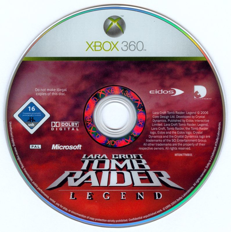 Media for Lara Croft: Tomb Raider - Legend (Xbox 360)