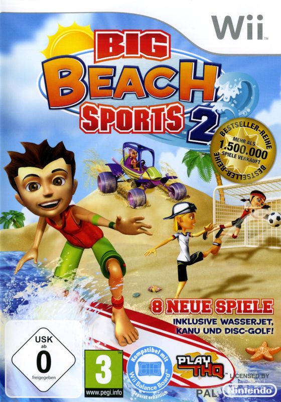 Front Cover for Big Beach Sports 2 (Wii)
