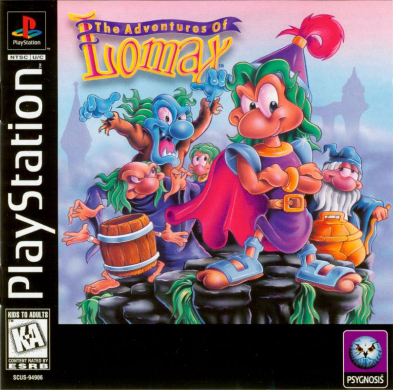Front Cover for The Adventures of Lomax (PlayStation)