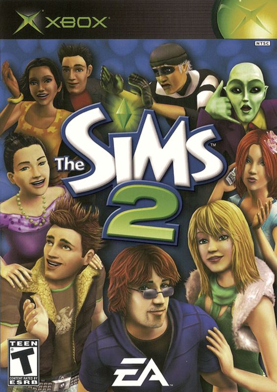 Front Cover for The Sims 2 (Xbox)