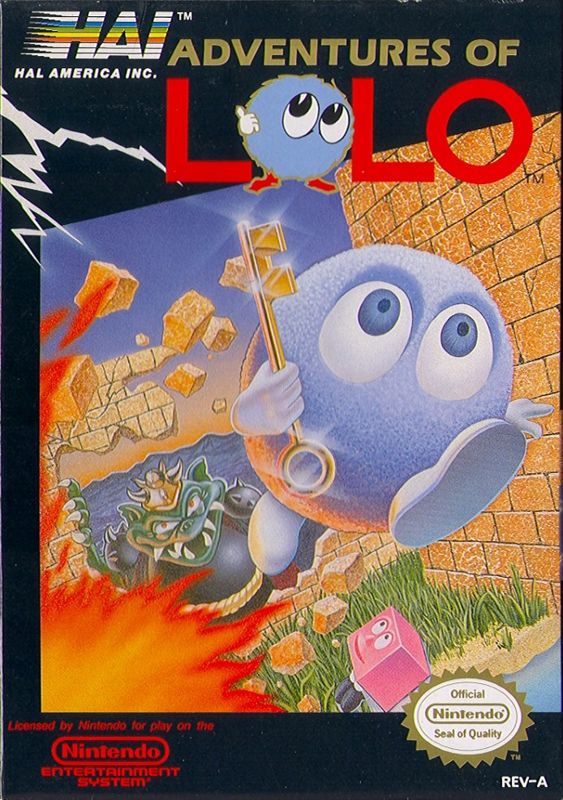 Front Cover for Adventures of Lolo (NES)