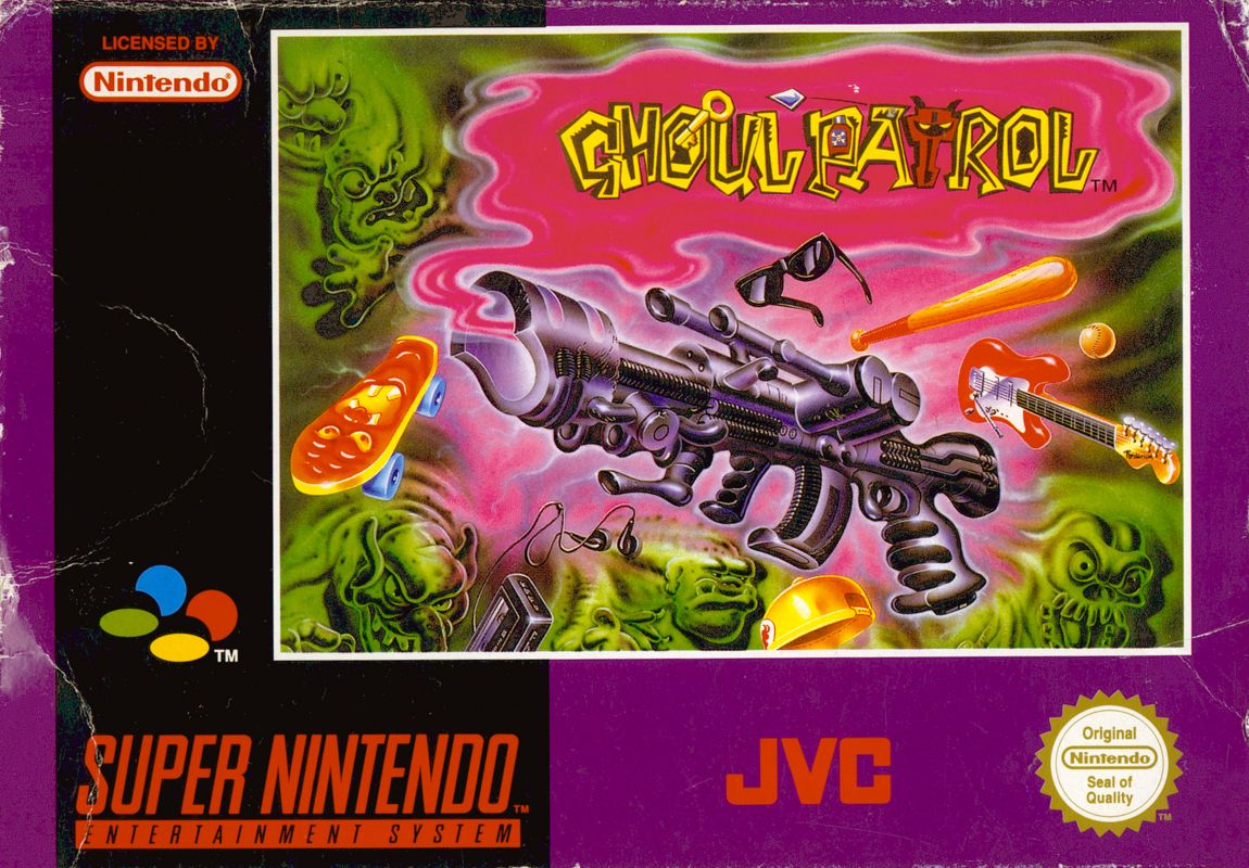 Front Cover for Ghoul Patrol (SNES)