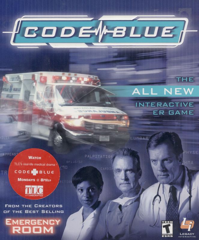 Front Cover for Code Blue (Macintosh and Windows)