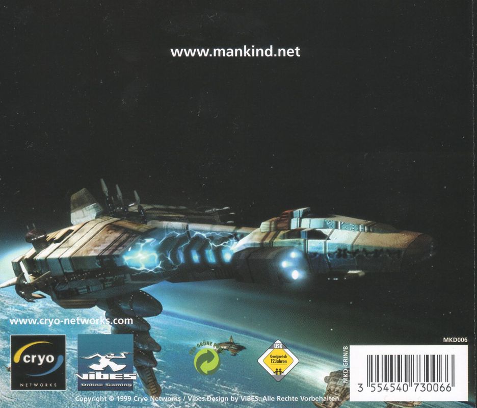 Other for Mankind (Windows) (Release 1.5): Jewel Case - Back