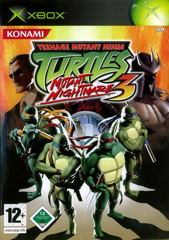 Front Cover for Teenage Mutant Ninja Turtles 3: Mutant Nightmare (Xbox)