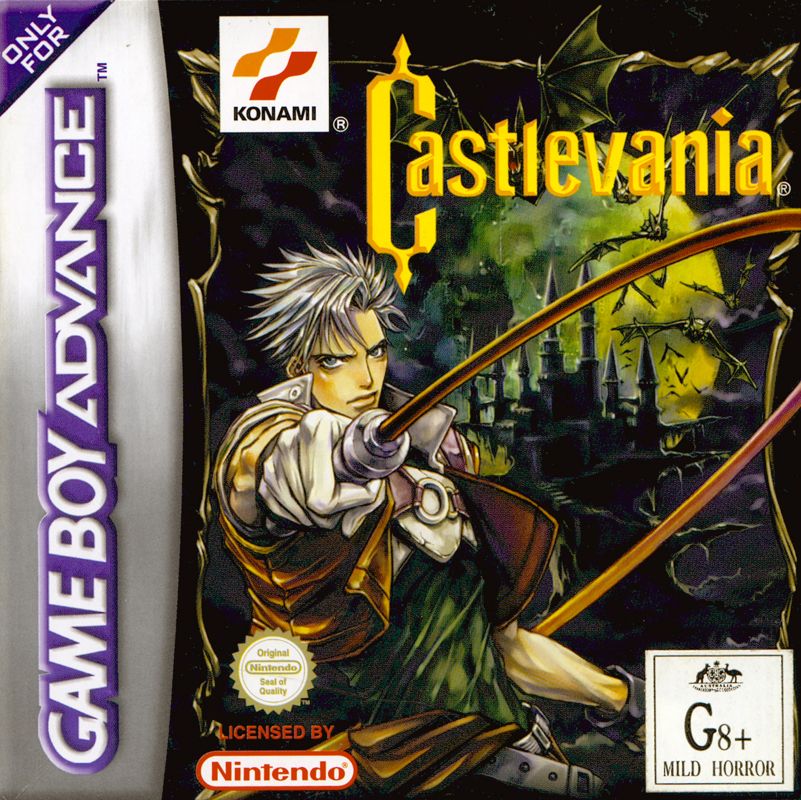 Front Cover for Castlevania: Circle of the Moon (Game Boy Advance)