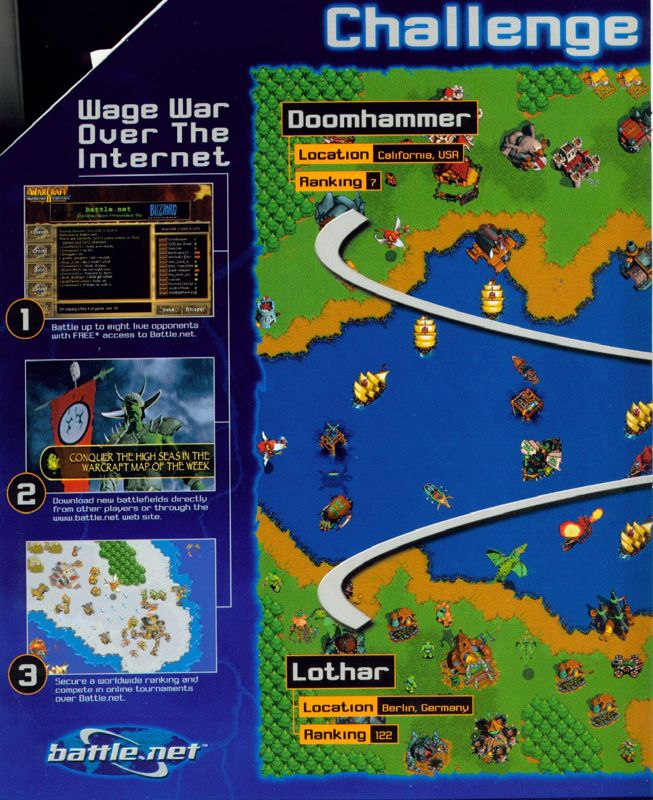 Inside Cover for WarCraft II: Battle Chest (Macintosh and Windows): Left Flap