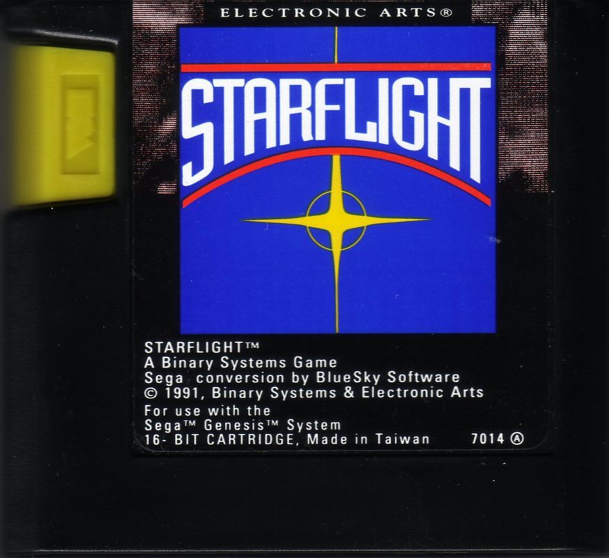 Media for Starflight (Genesis)
