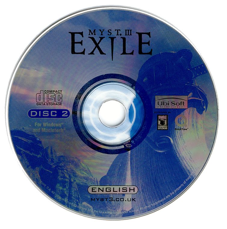 Media for Myst III: Exile (Macintosh and Windows): Disc 2