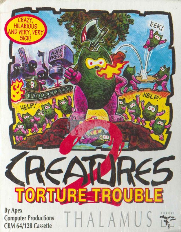 Front Cover for Creatures 2: Torture Trouble (Commodore 64)