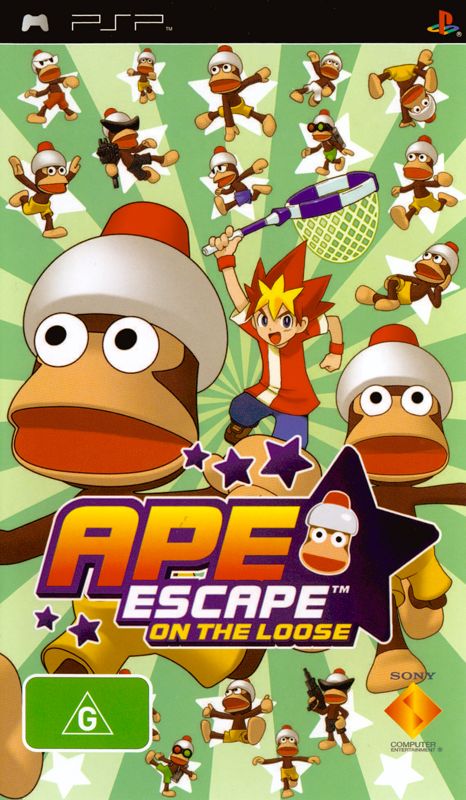 Front Cover for Ape Escape: On the Loose (PSP)