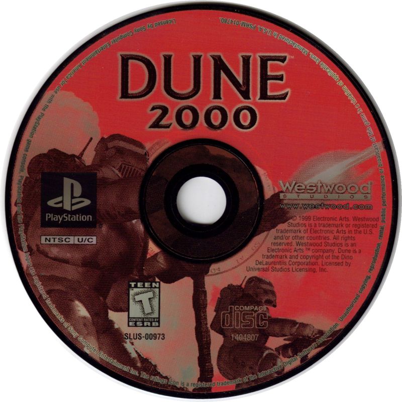 Media for Dune 2000 (PlayStation)
