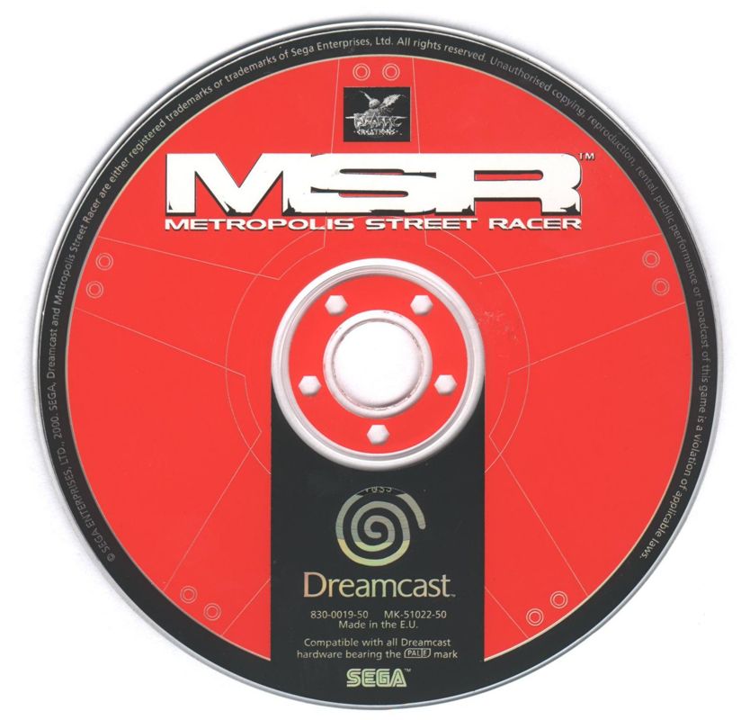 Media for Metropolis Street Racer (Dreamcast)