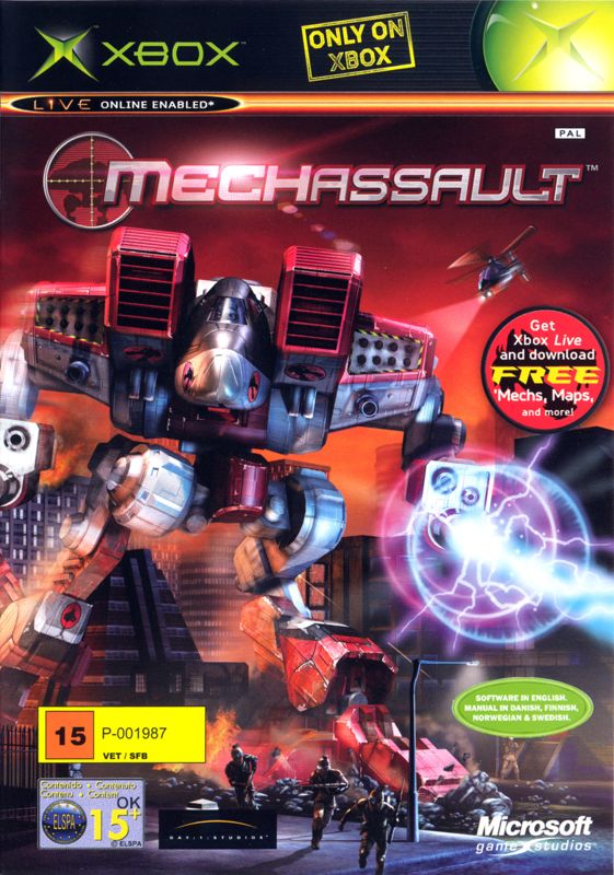 Front Cover for MechAssault (Xbox)