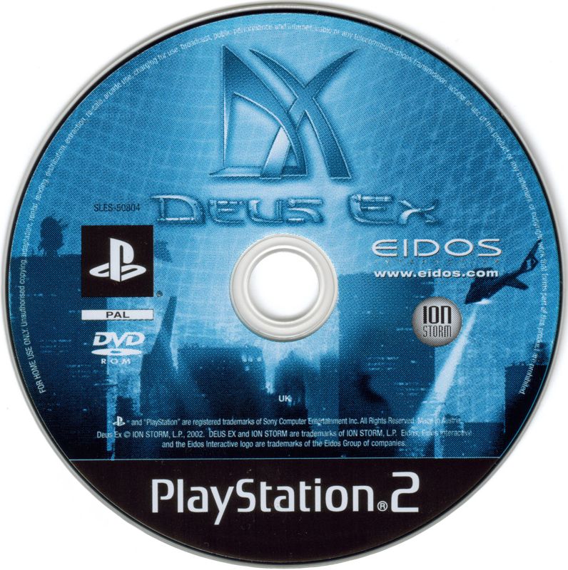 Media for Deus Ex (PlayStation 2)