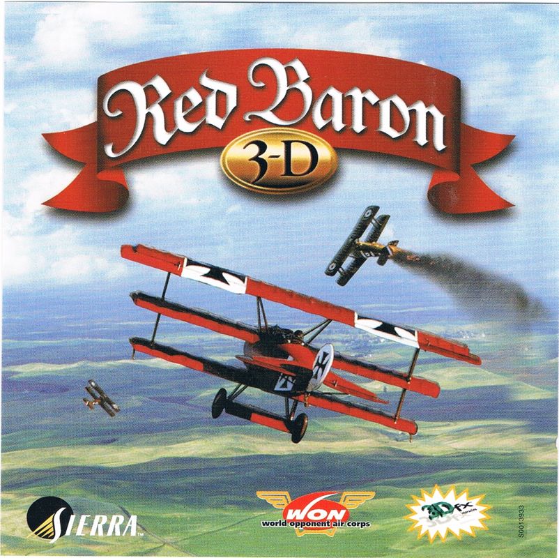 Other for Red Baron 3-D (Windows): Jewel Case - Front
