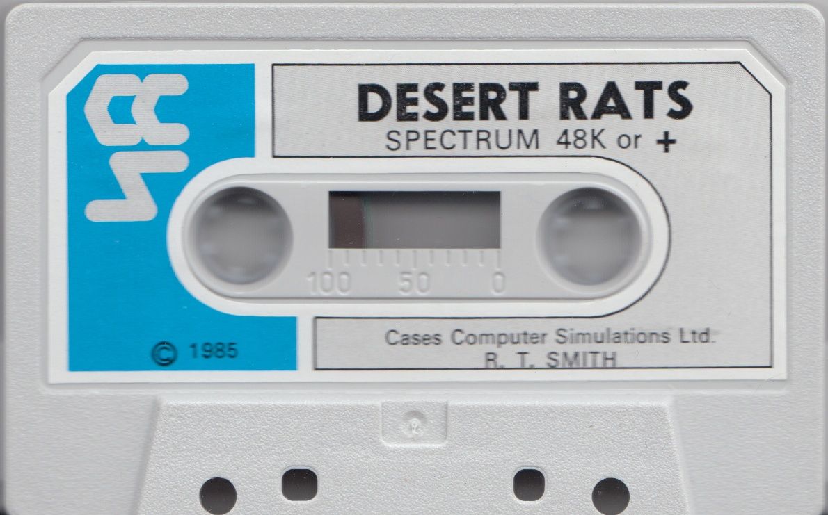 Media for Desert Rats: The North Africa Campaign (ZX Spectrum): 48k side