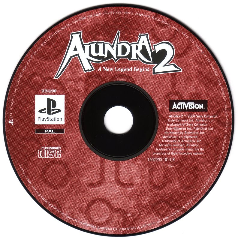 Media for Alundra 2: A New Legend Begins (PlayStation)