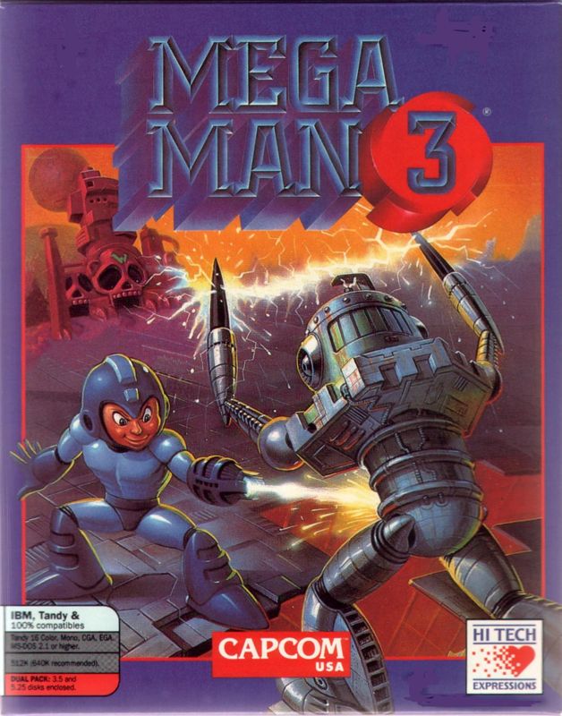 Front Cover for Mega Man 3: The Robots are Revolting (DOS)
