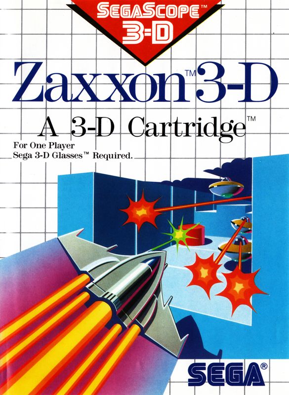 Front Cover for Zaxxon 3-D (SEGA Master System)