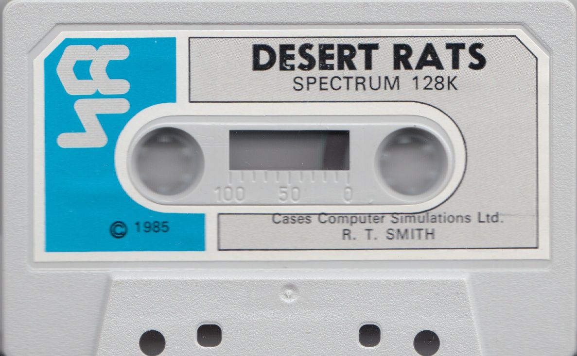 Media for Desert Rats: The North Africa Campaign (ZX Spectrum): 128k side