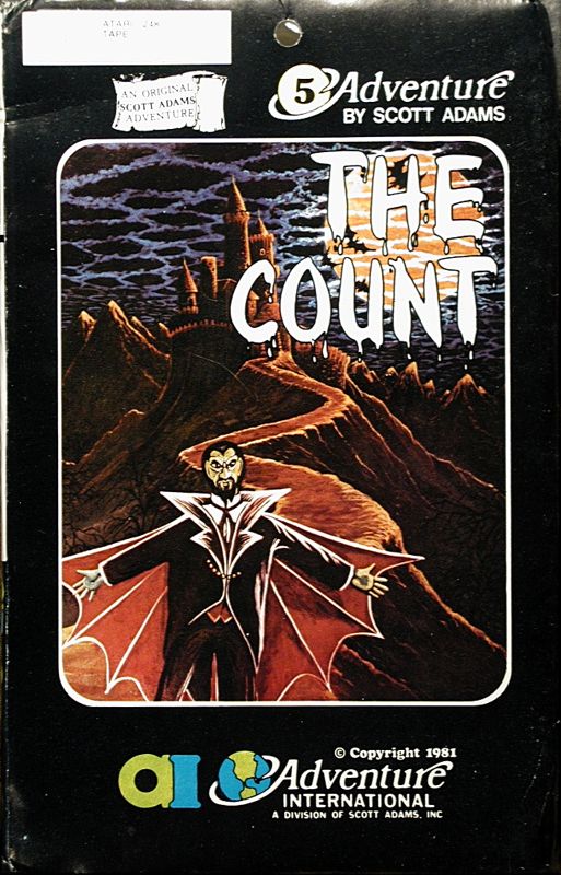 Front Cover for The Count (Atari 8-bit) (Styrofoam folder - later cover art)