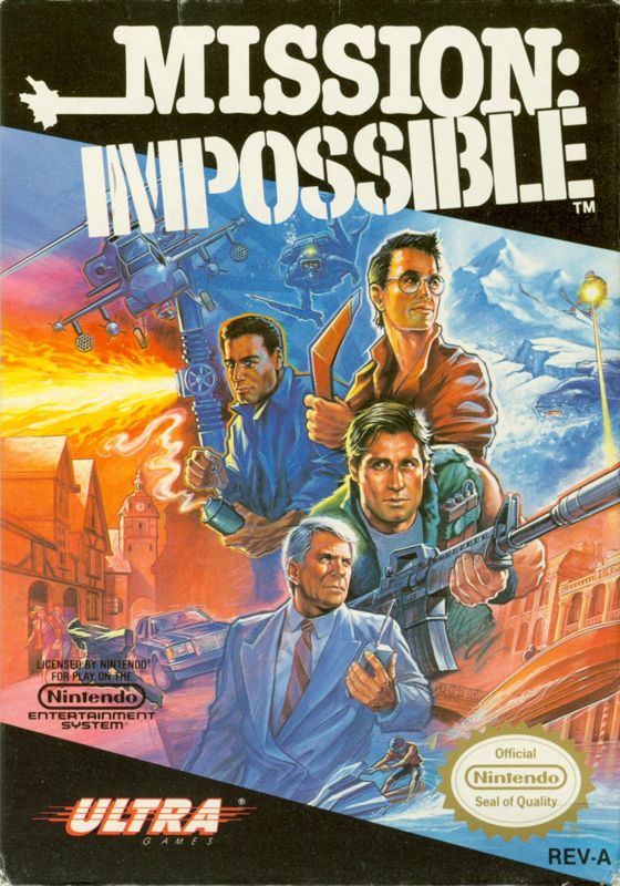 Front Cover for Mission: Impossible (NES)