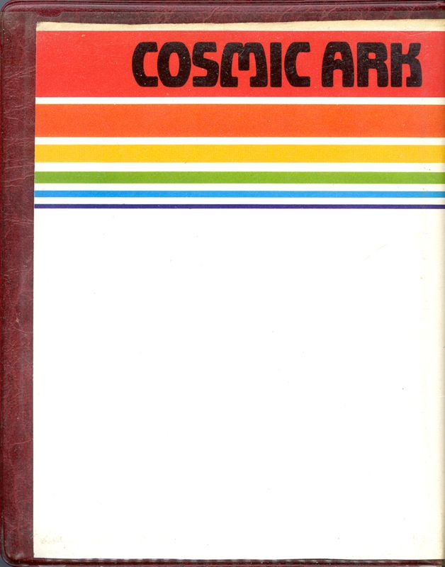 Back Cover for Cosmic Ark (Atari 2600) (Alternate label in plastic box)