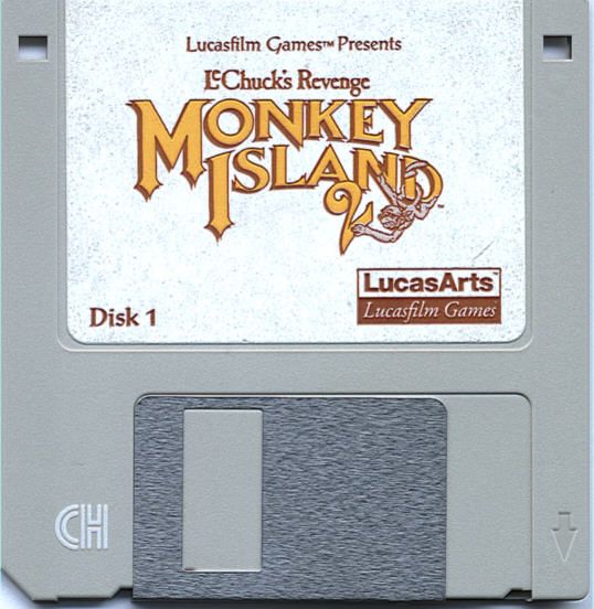 Media for Monkey Island 2: LeChuck's Revenge (DOS) (3.5" Version): Disk 1/5