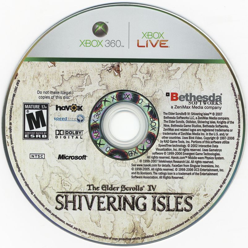 Media for The Elder Scrolls IV: Shivering Isles (Xbox 360)