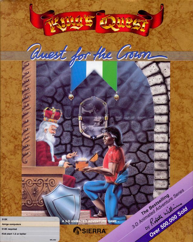 Front Cover for King's Quest (Amiga)