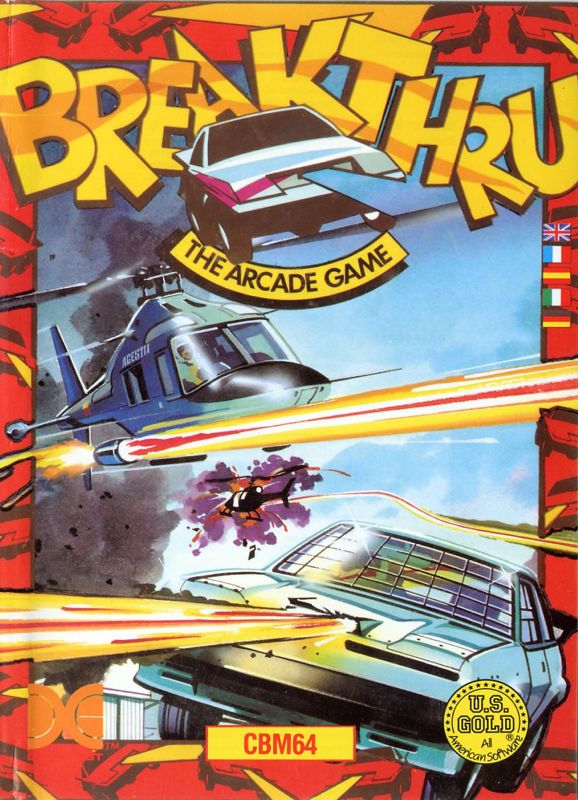 Front Cover for BreakThru (Commodore 64)