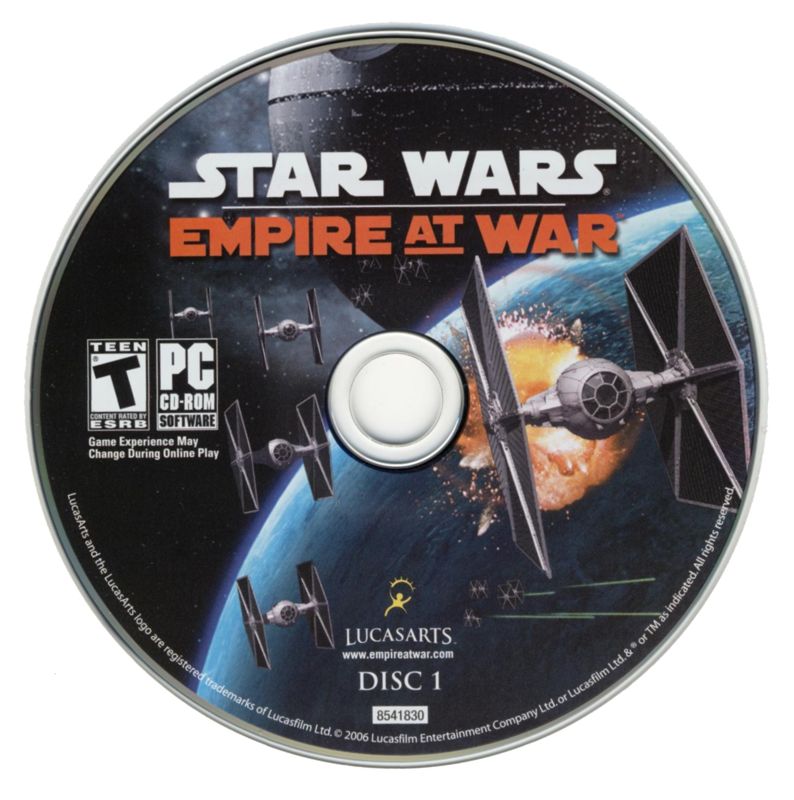 Media for Star Wars: Empire at War (Windows) (CD-ROM release): Disc 1