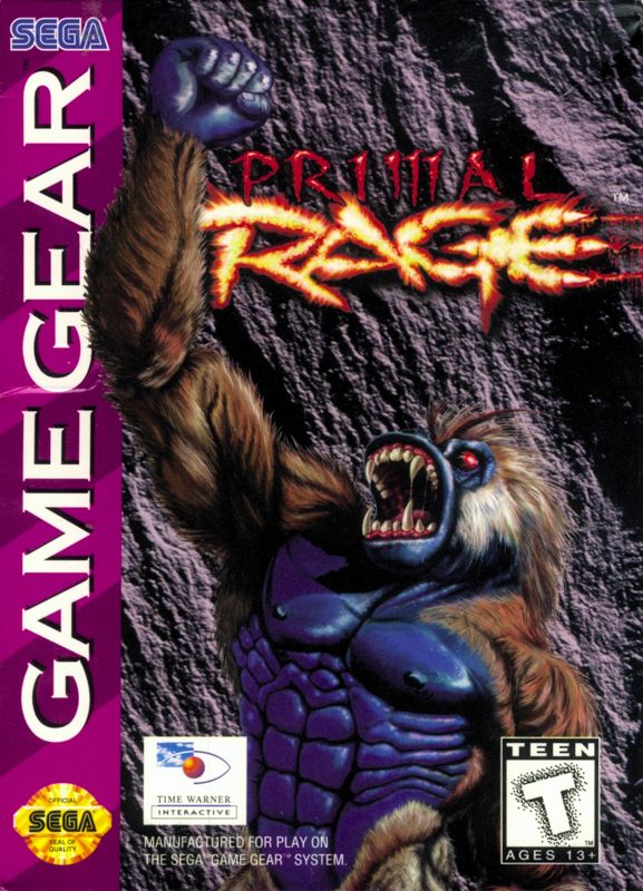 Front Cover for Primal Rage (Game Gear)
